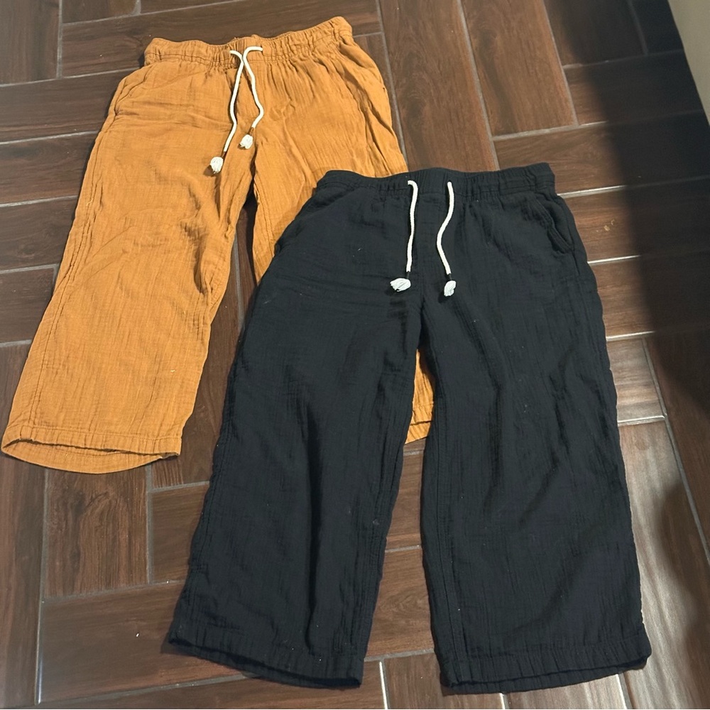 Old Navy Gauge Pull On Drawstring Ankle Pants